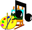 music notes art supplies