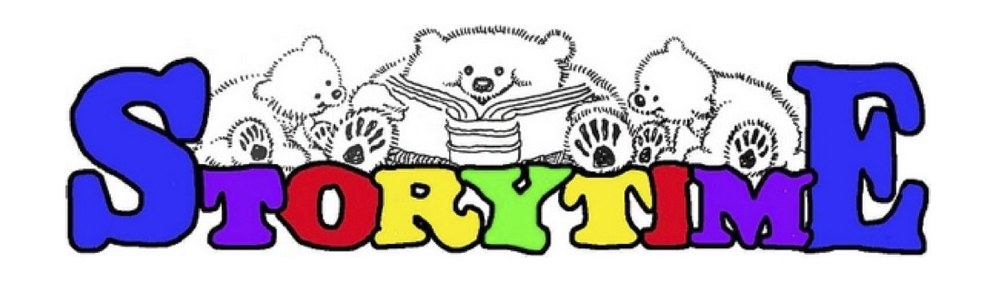 Bears reading over the word Story time